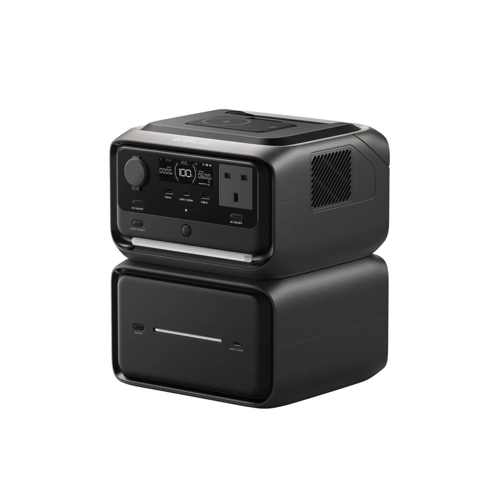 EF ECOFLOW Portable Power Station RIVER 2 MAX, 512Wh LiFeP04 Battery