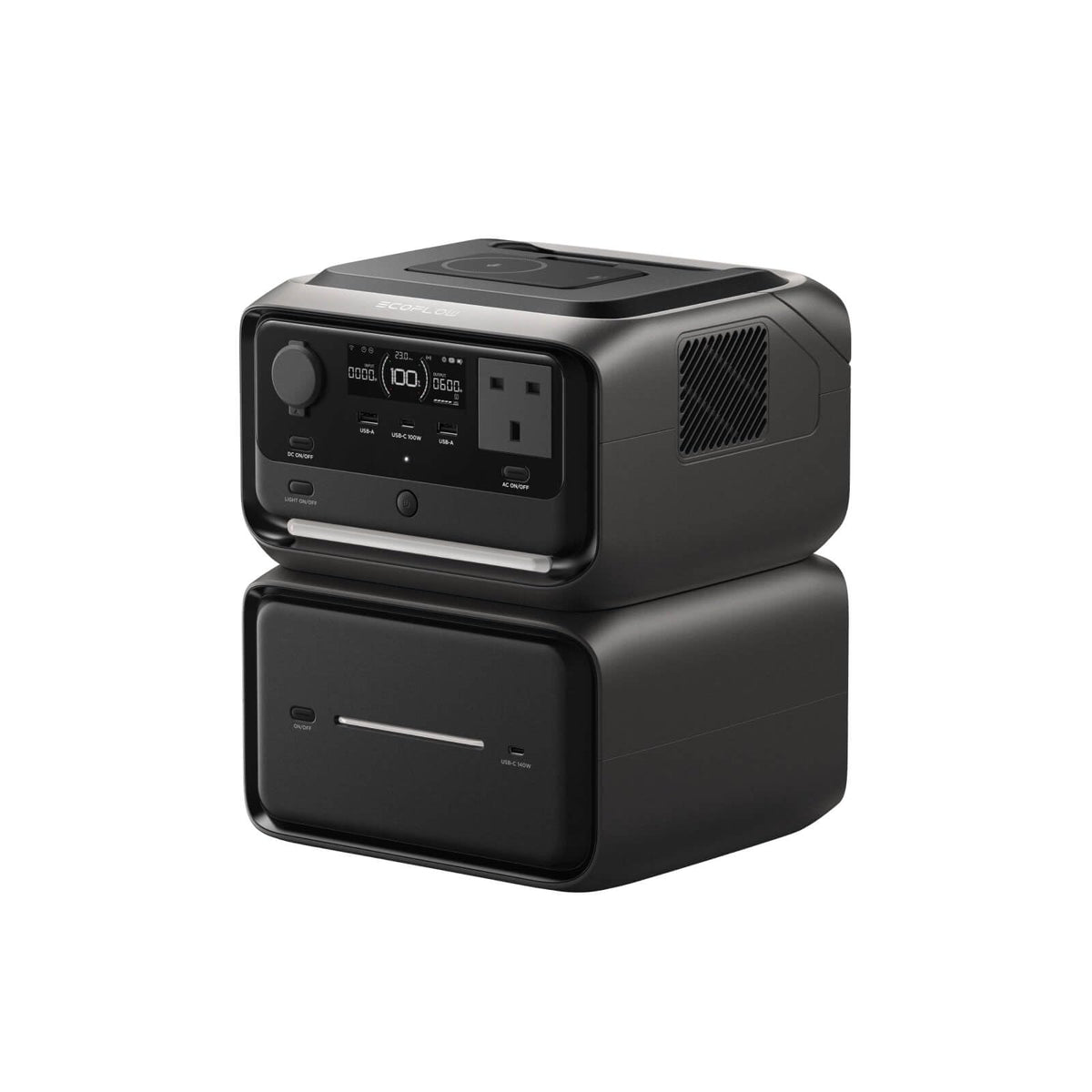 EF ECOFLOW Portable Power Station RIVER 2 MAX, 512Wh LiFeP04 Battery