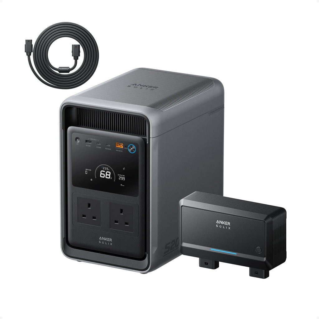 Anker SOLIX S2000, 2010Wh 1500W Power Station, 10ms UPS, Home Backup
