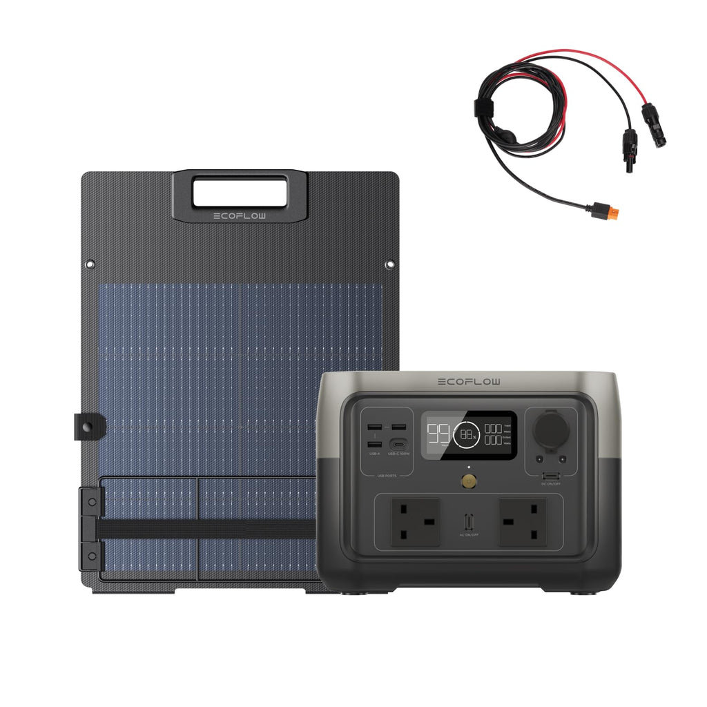 EF ECOFLOW Portable Power Station RIVER 2 MAX, 512Wh LiFeP04 Battery