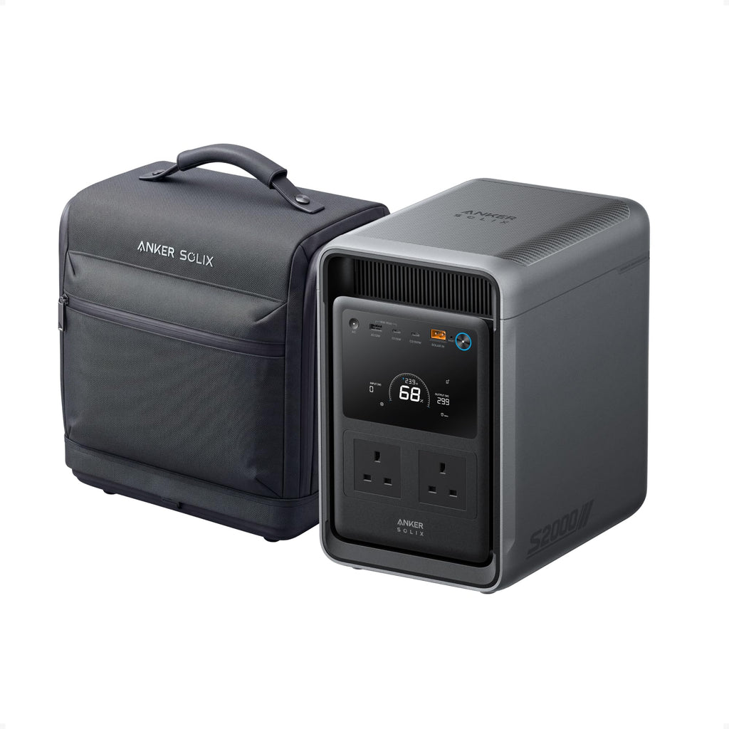 Anker SOLIX S2000, 2010Wh 1500W Power Station, 10ms UPS, Home Backup