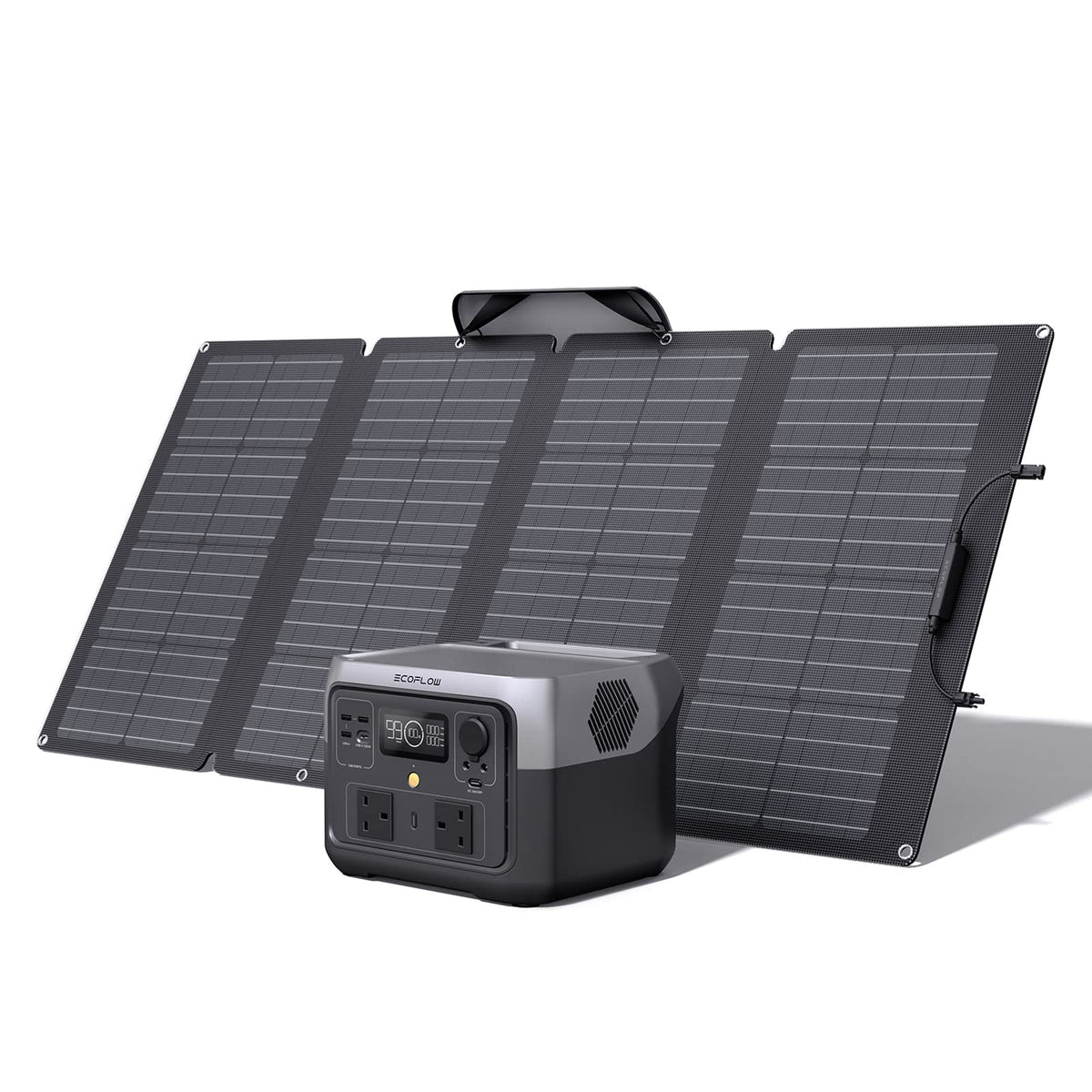 EF ECOFLOW Portable Power Station RIVER 2 MAX, 512Wh LiFeP04 Battery